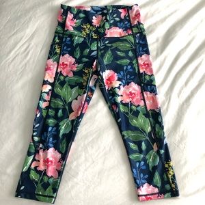High Waisted Capris - Bloom